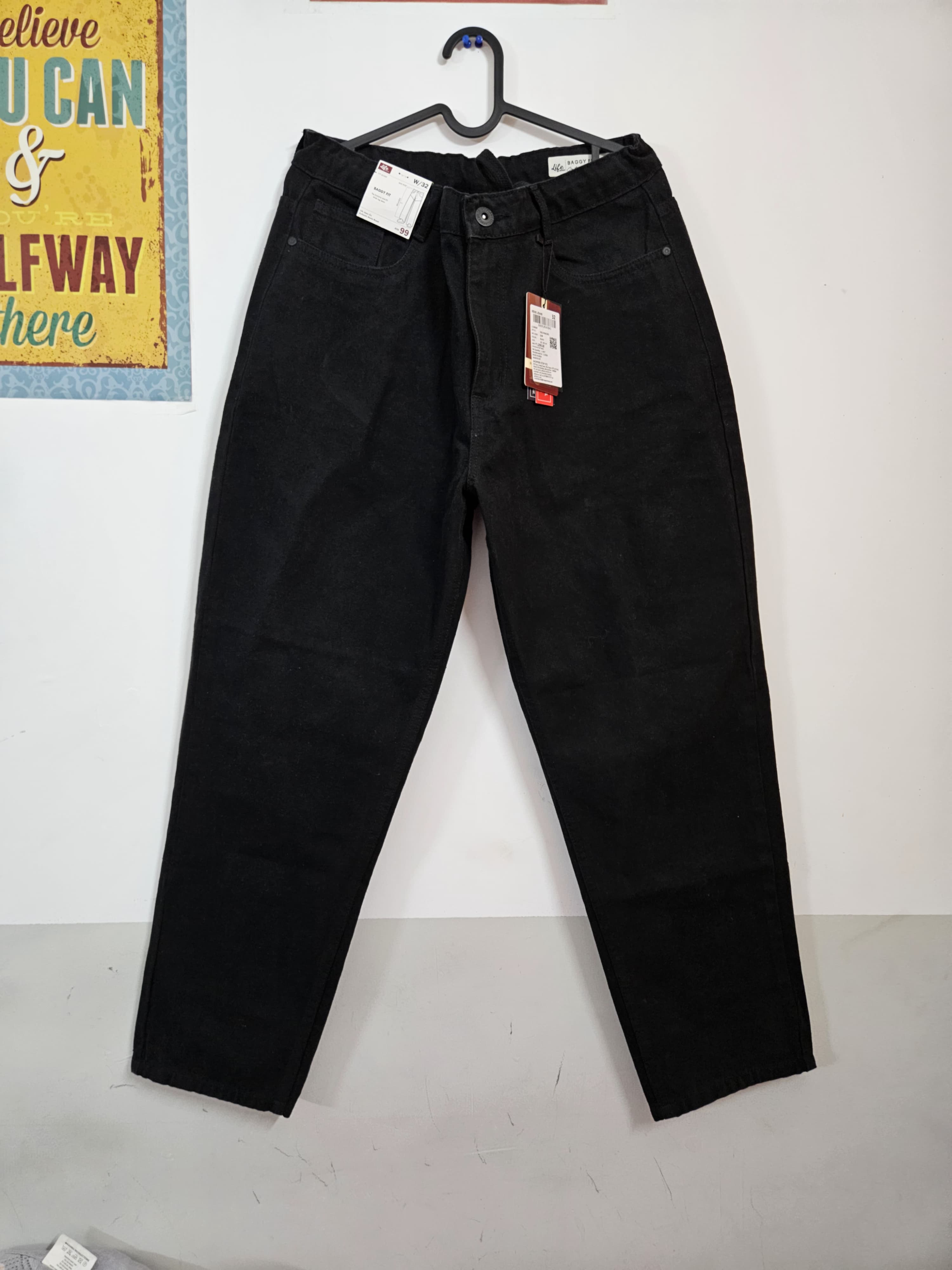 Black Baggy Jeans (NEW WITH TAG)