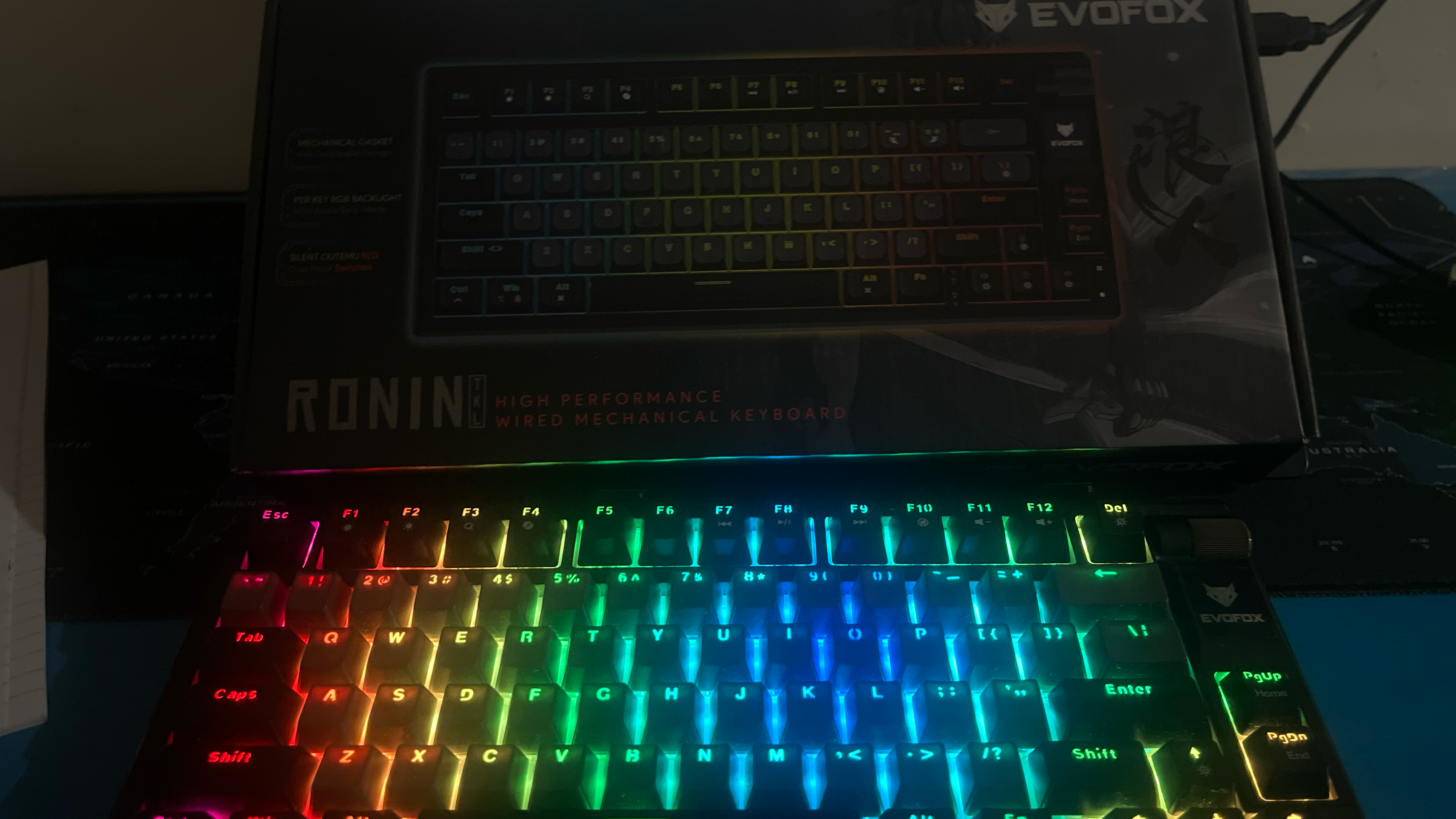 Evofox Ronin Wired Keyboard (Barely used)