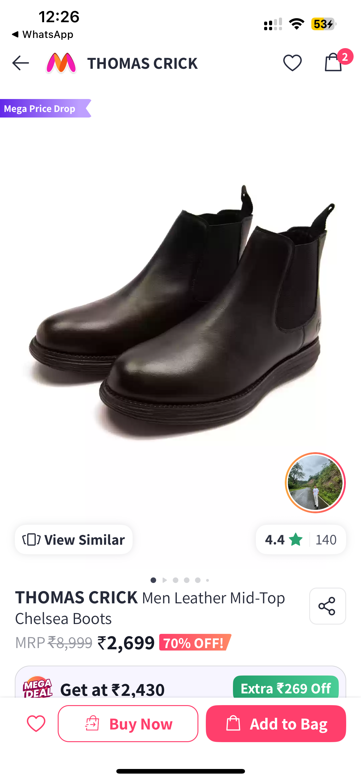 Thomas crick new Chelsea boots size 8